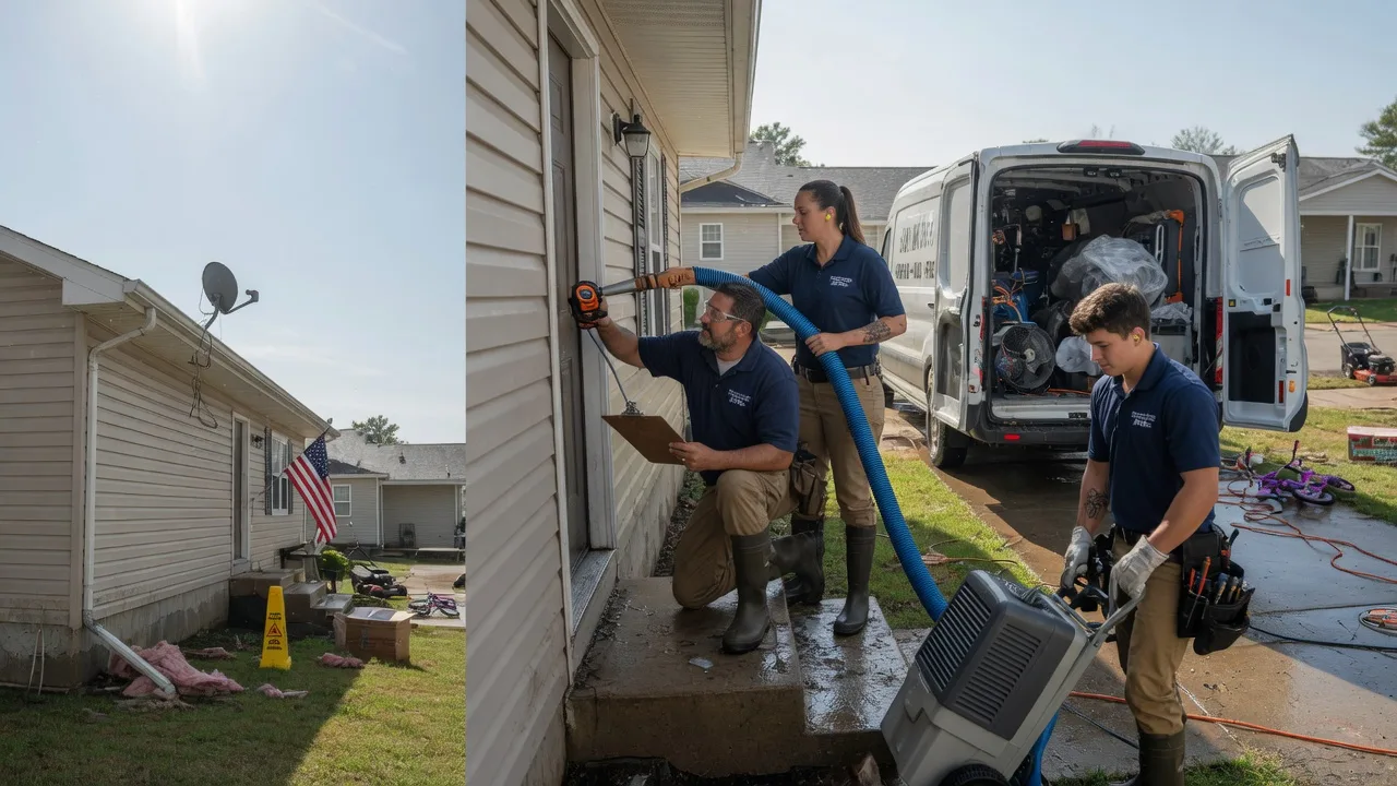 Ceiling Water Damage Restoration in Kelly, LA near me